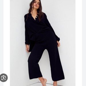 Free People Hailee Sweater Set Black